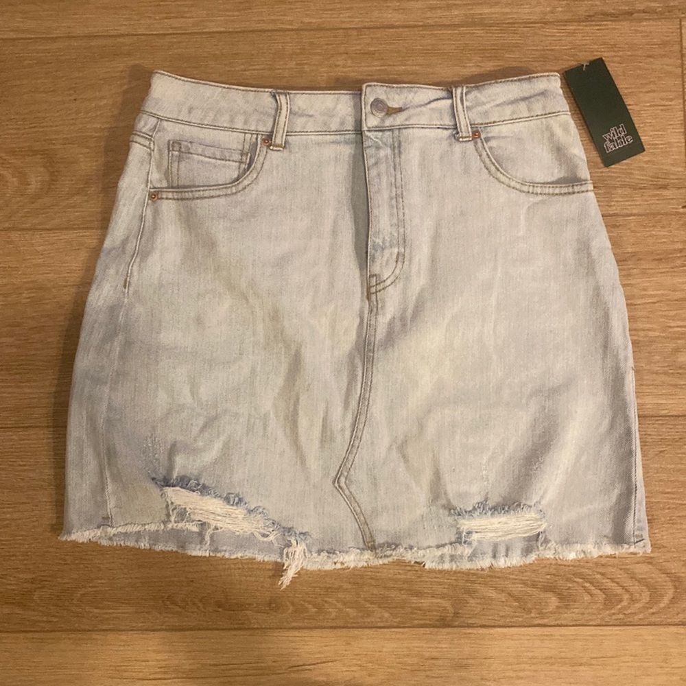 Denim skirt